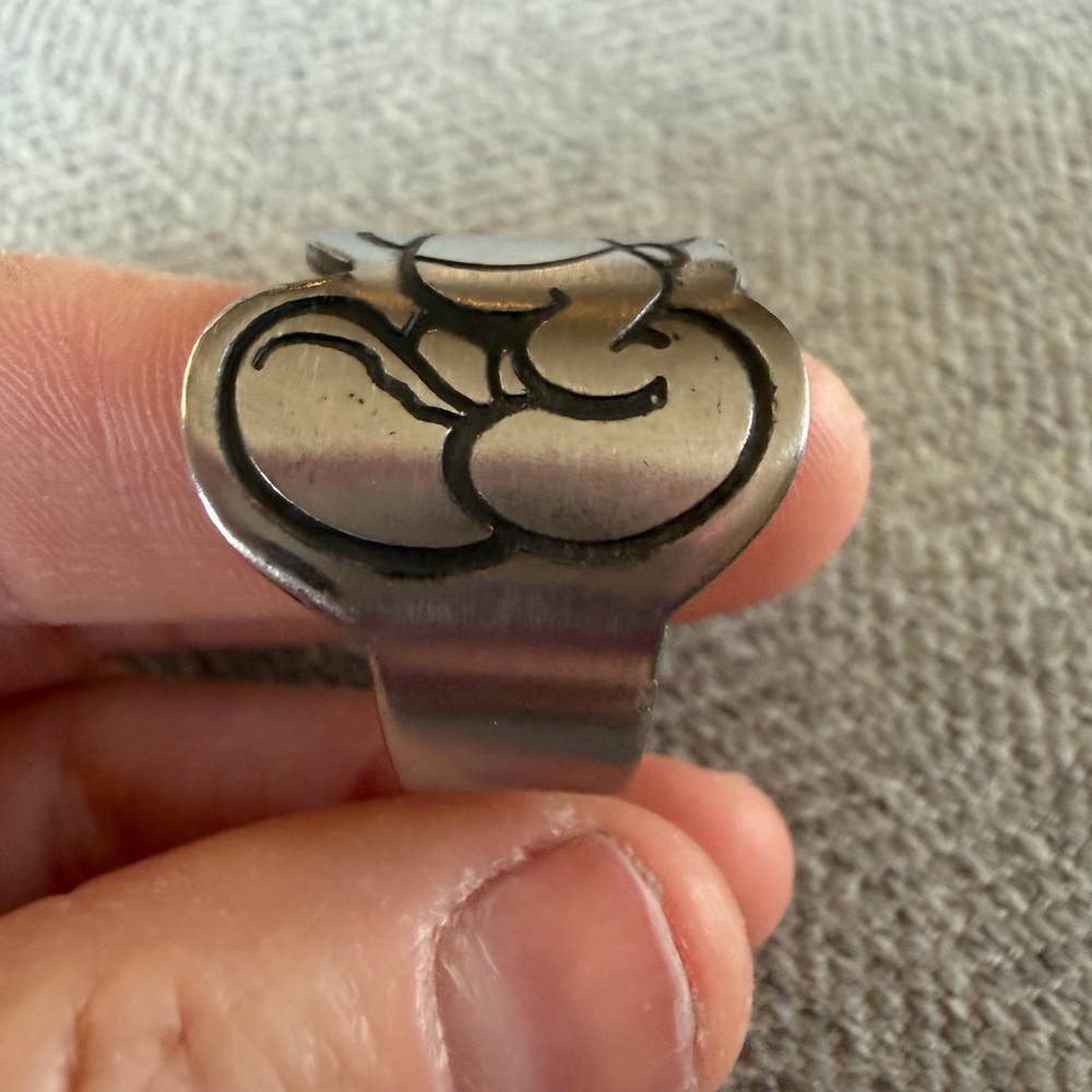 Smurf Spoon Ring Size 9 - Picture 11 of 13